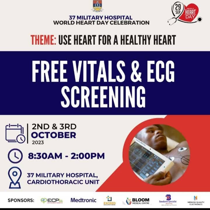 37 Military Hospital to Hold Free Vitals and ECG Screening in