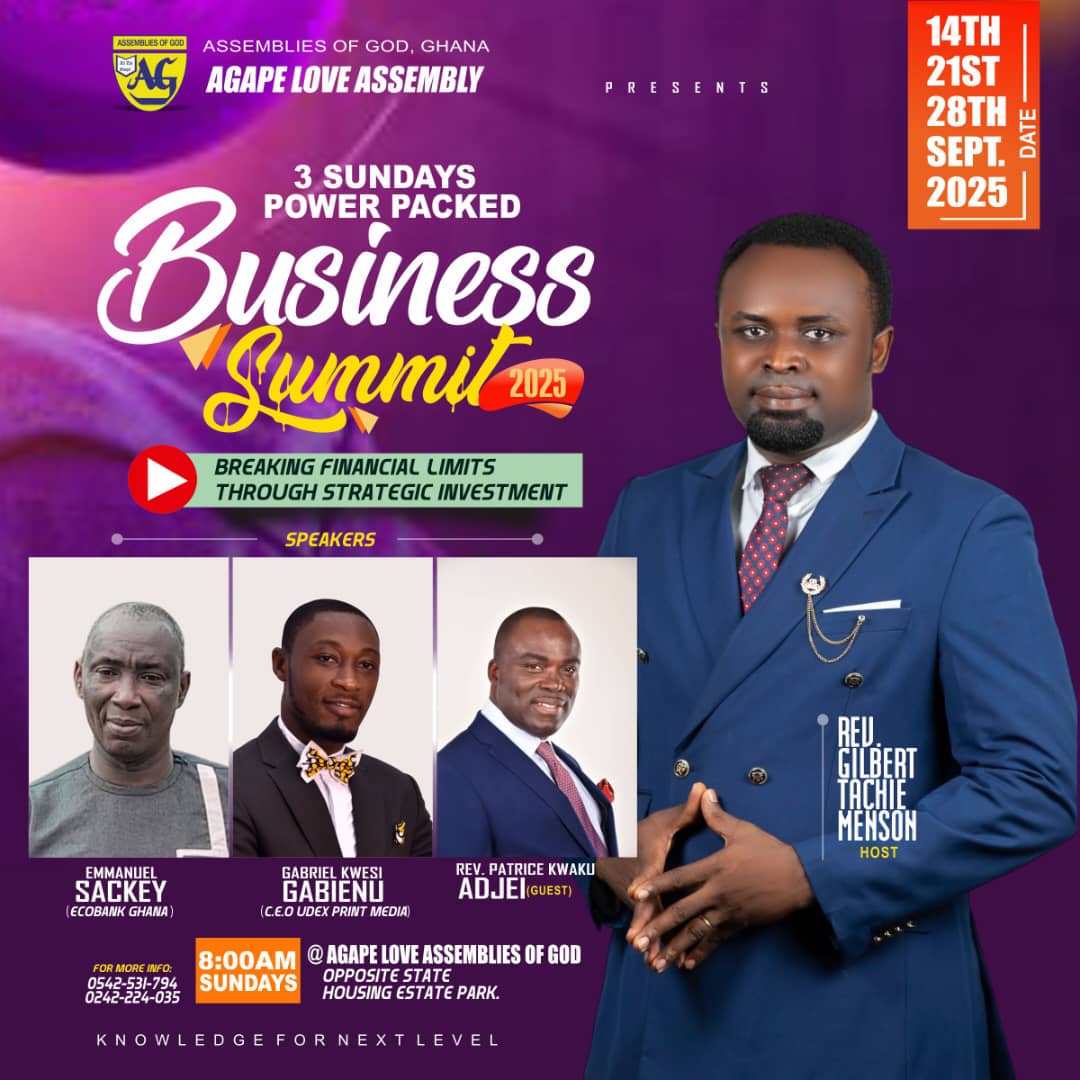 3 Sundays Power-Packed Business Summit 2025 – Assemblies of God, Agape ...
